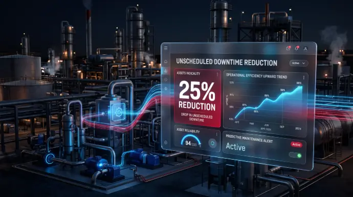 Industrial energy market analytics and financial data visualization